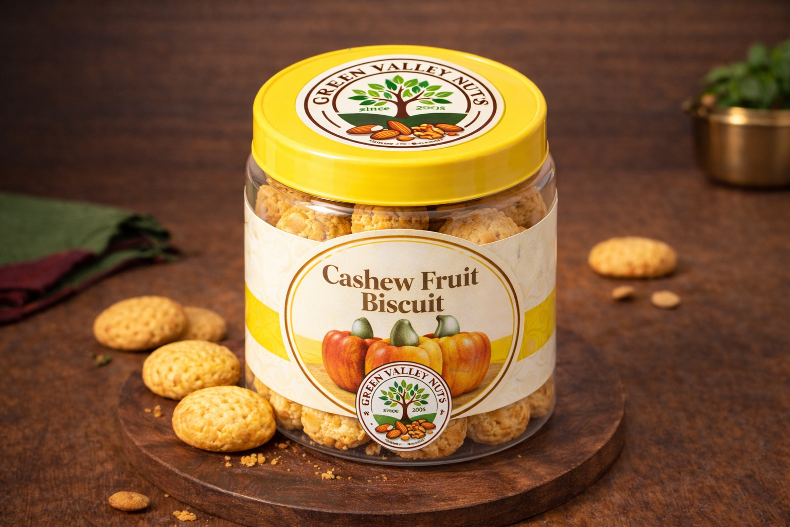 ChatGPT Image Feb 25, 2026, 12_50_27 PM Cashew fruit Biscuit 250g - Image 1